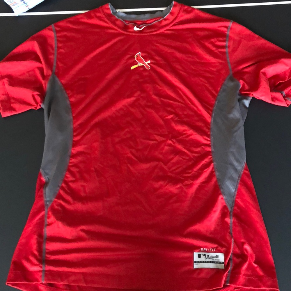 Red Nike Pro Combat